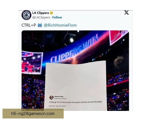 信守承诺球迷直播吃推文快船达标 信守承诺球迷直播吃推文快船达标